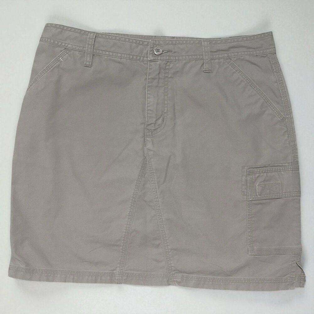 Royal Robbins Skirt Women’s Size 8 Utility Cargo Khaki Cotton Outdoor Travel
